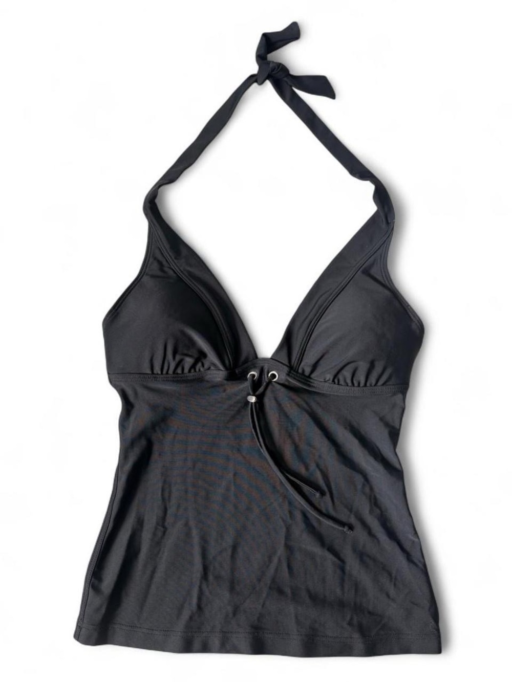 Seafolly Black Halter One-Piece Swim Top
